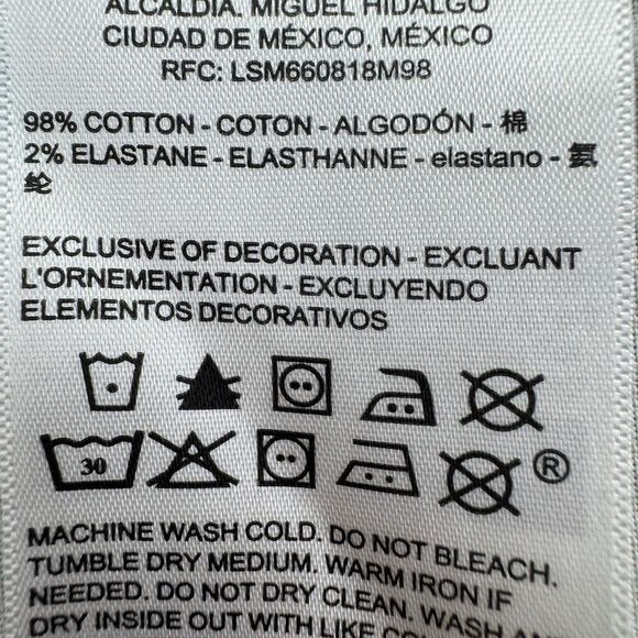 Signature Levi Strauss Gold Mid-Rise Camo Cutoff Shorts Women’s 10 W30 - Picture 6 of 10